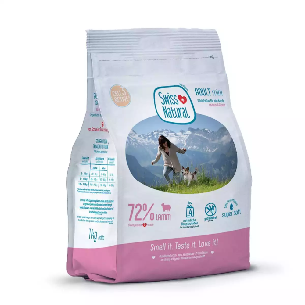 Swiss Natural Lamm & Kartoffel Adult mini 1 kg