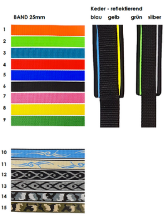 ZAMPA Halsband mit Klickverschluss 54cm