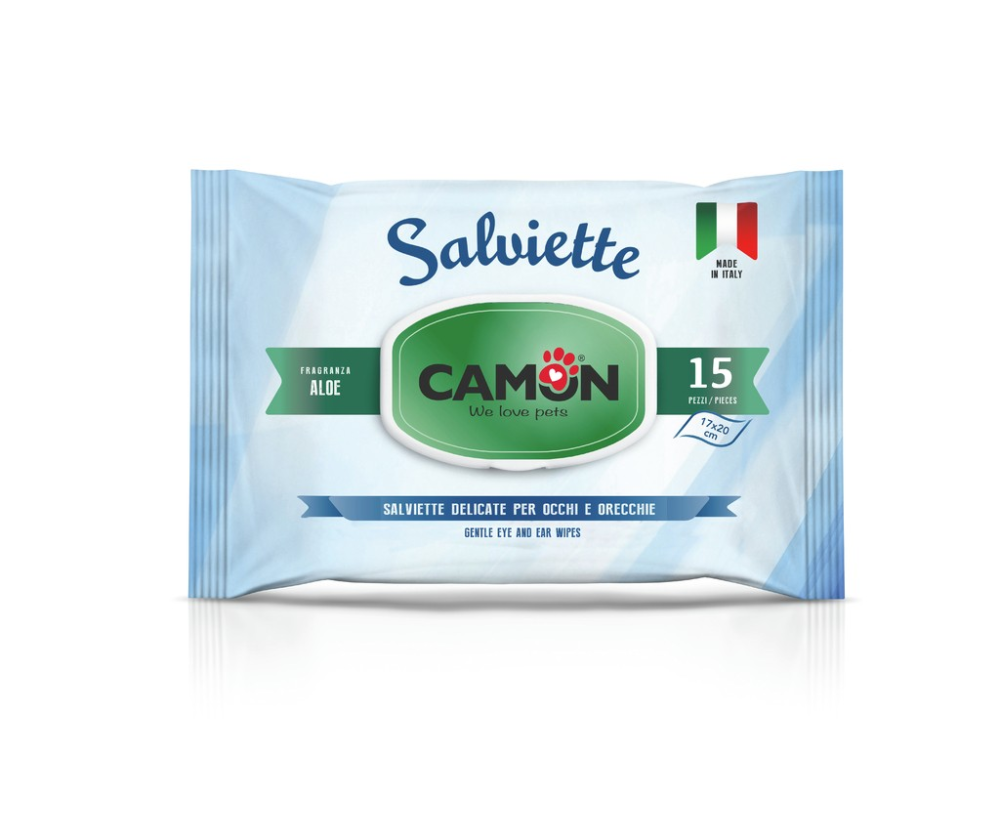 Camon Feuchttücher Aloe für Augen und Ohren