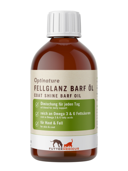 FutterMedicus Optionature Fellglanz Barf Öl 250ml