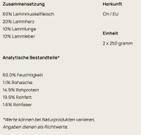 Big Pet Lammfleisch mit Innereien 2x250