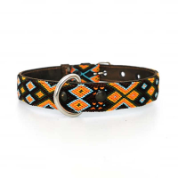 Kinaku Gürtel Leder geknüpft Handarbeit Cozumel Gr.M