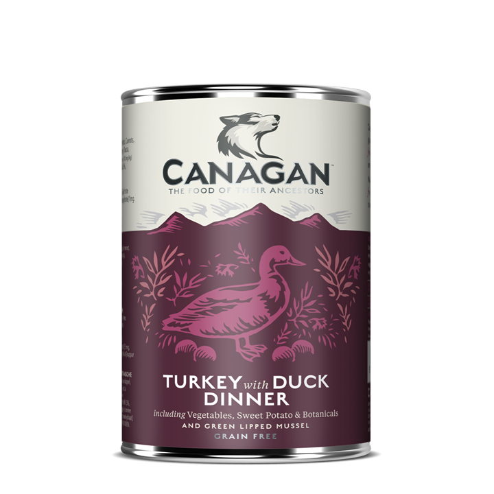 Canagan Turkey with Duck Dinner, 400g