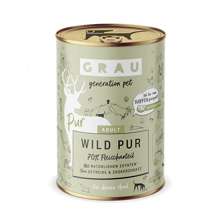 Grau Grau Dog NF Wild Pur