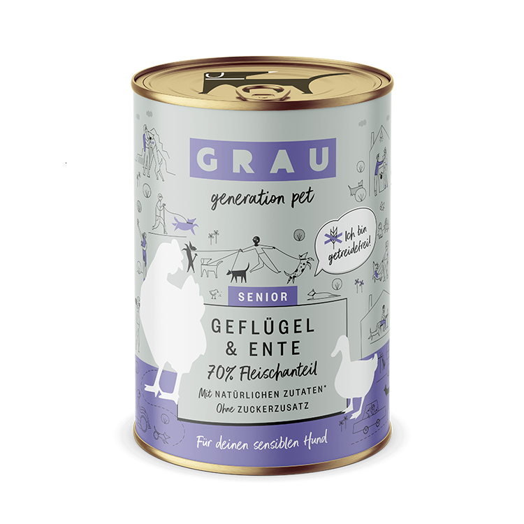 Grau Grau Dog NF Geflügel & Ente 400g