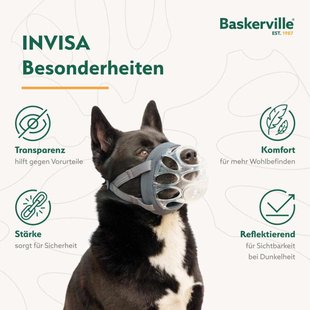 Baskerville Maulkorb Baskerville INVISA