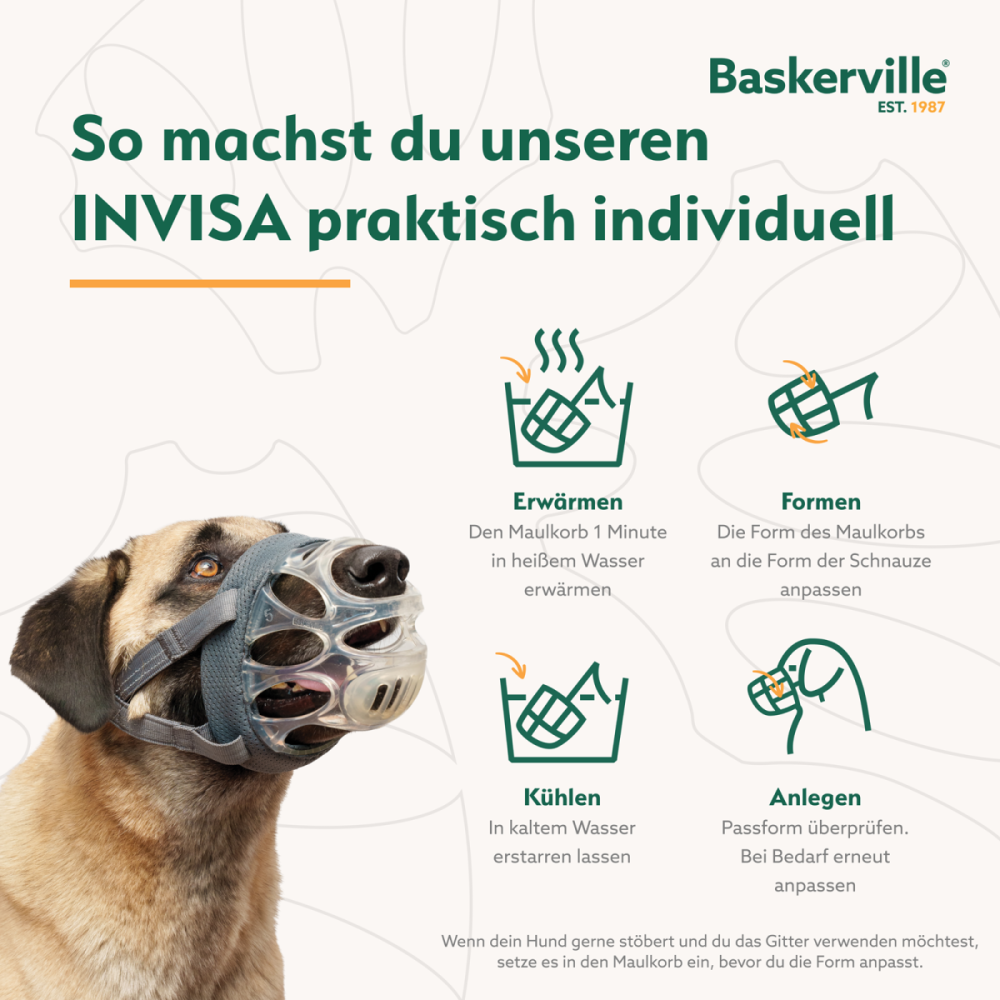 Baskerville Maulkorb Baskerville INVISA