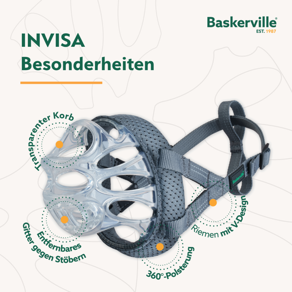 Baskerville Maulkorb Baskerville INVISA