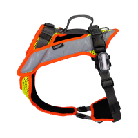 Grossenbacher Beat Hundegeschirr Vary Night XS Gelb/Orange mit Reflektor