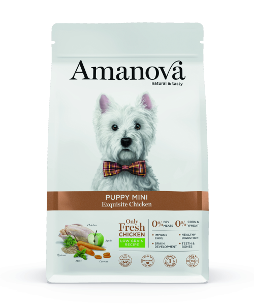 Amanova Puppy Mini - Exquisite Chicken Low Grain - Huhn, 2kg