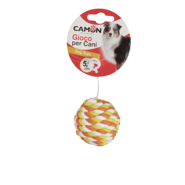 Camon spielball aus baumwolle mit glöckchen - durchmesser