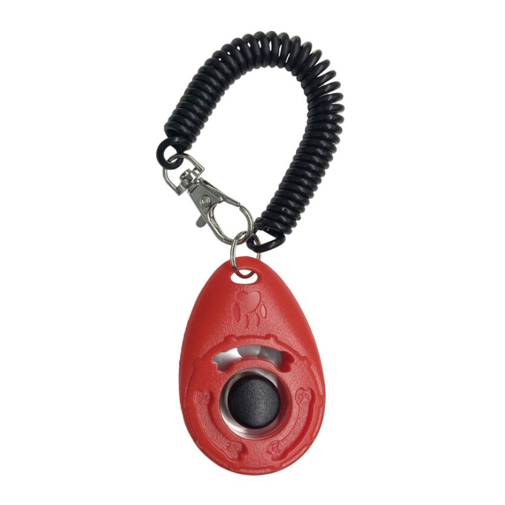 Germanns Trio Clicker für Hundetraining, rot