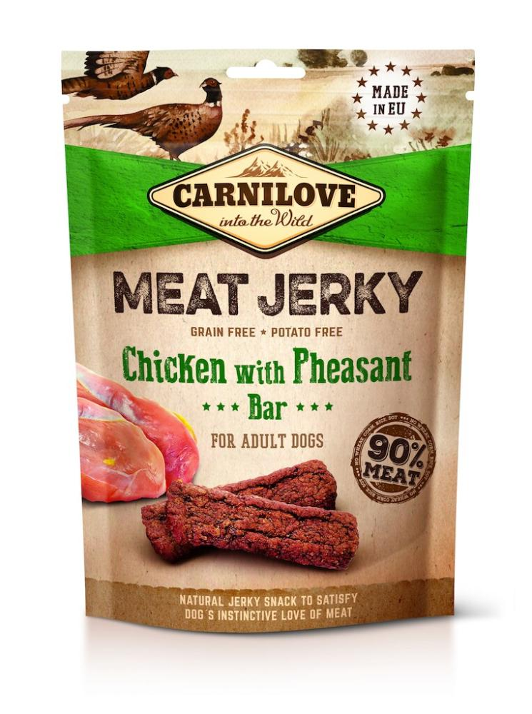 Carnilove Chicken mit Fasan, Riegel 100g Meat Jerky