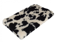 Hof Sonnenschein Vet Beddings Premium 100x160 cm Kuhfleckmuster schwarz-beige