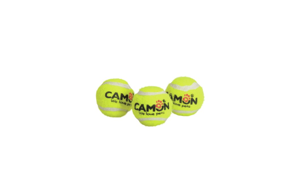 Camon Netz mit 3 Tennisbällen mit Stimme ø 3.7 cm