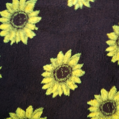 Hof Sonnenschein Vet Bedding Premium Braun m. Sonnenblumen