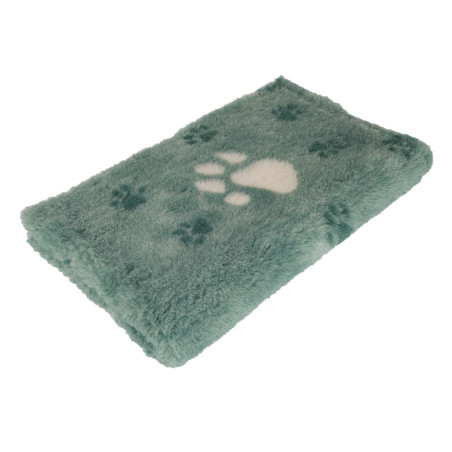 Hof Sonnenschein Vet Beddings Premium 80 x 50 cm Grün m. gr.beiger Pfote
