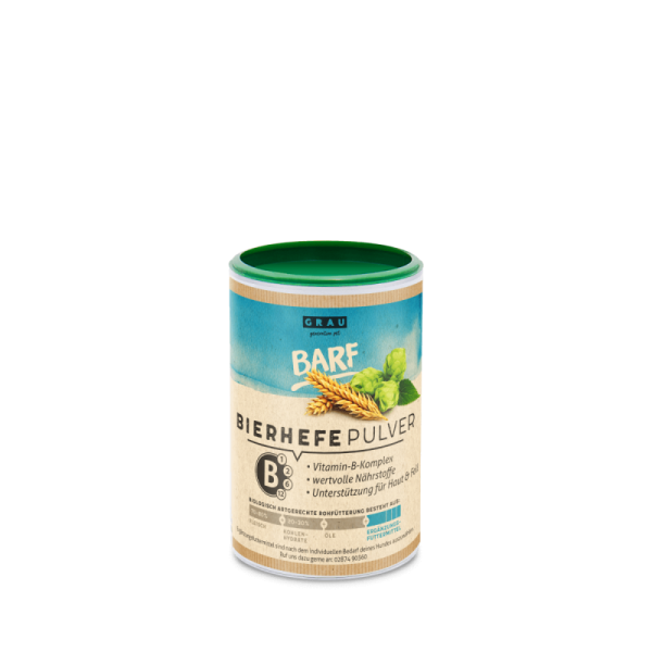 Grau Dog BARF Bierhefe
