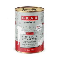 GRAU Kitten Rind & Pute mit Karotte 400g