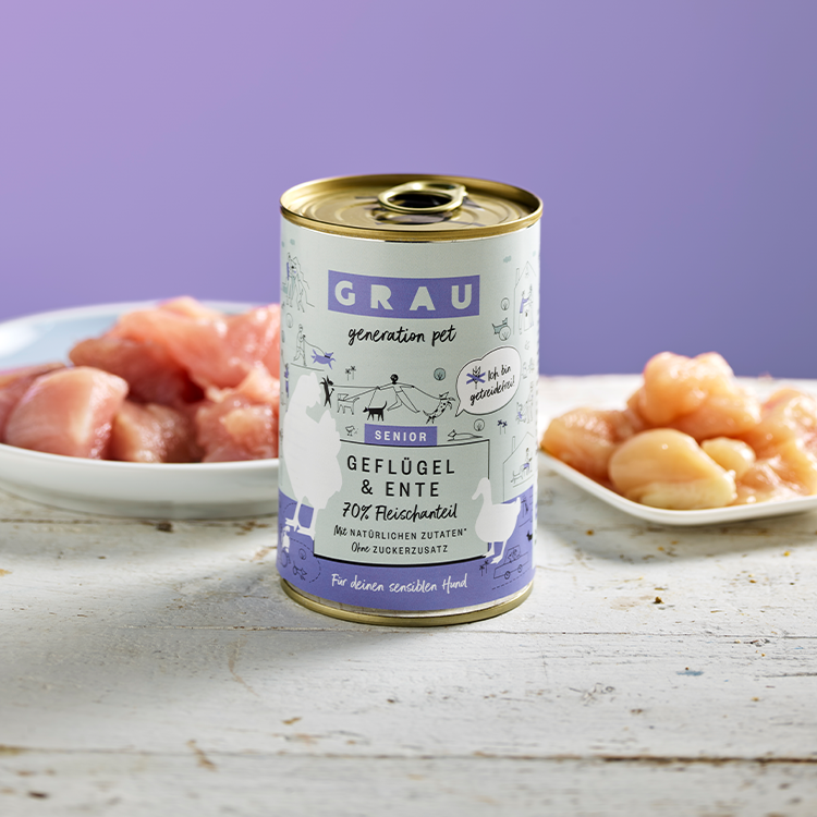 Grau Grau SENIOR Dog NF Geflügel & Ente 200g