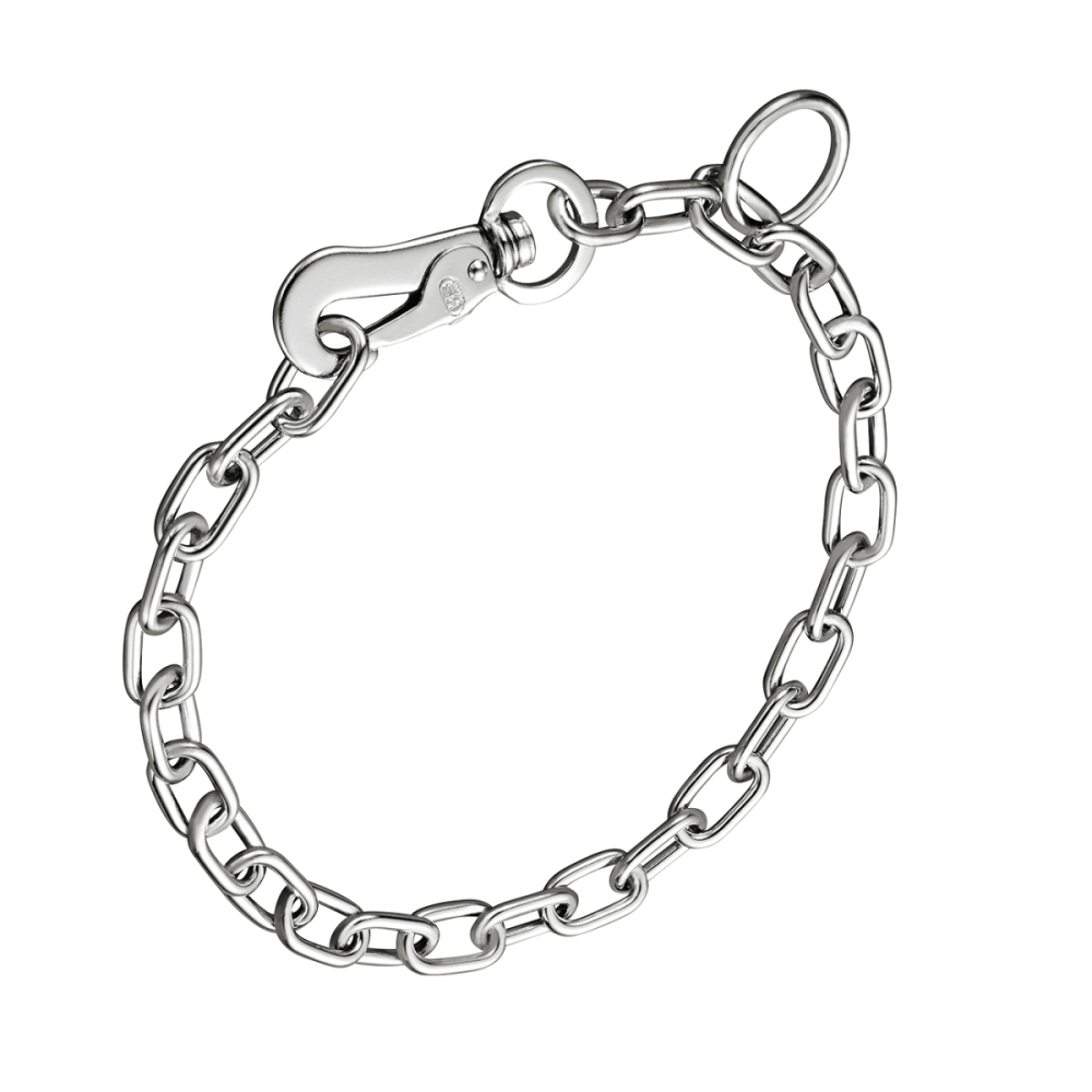 Sprenger Halskette Edelstahl m. Karabiner 3mm/50cm