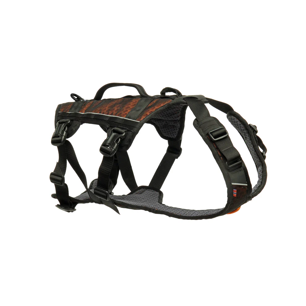 Non-Stop Rock harness long, black/orange, M