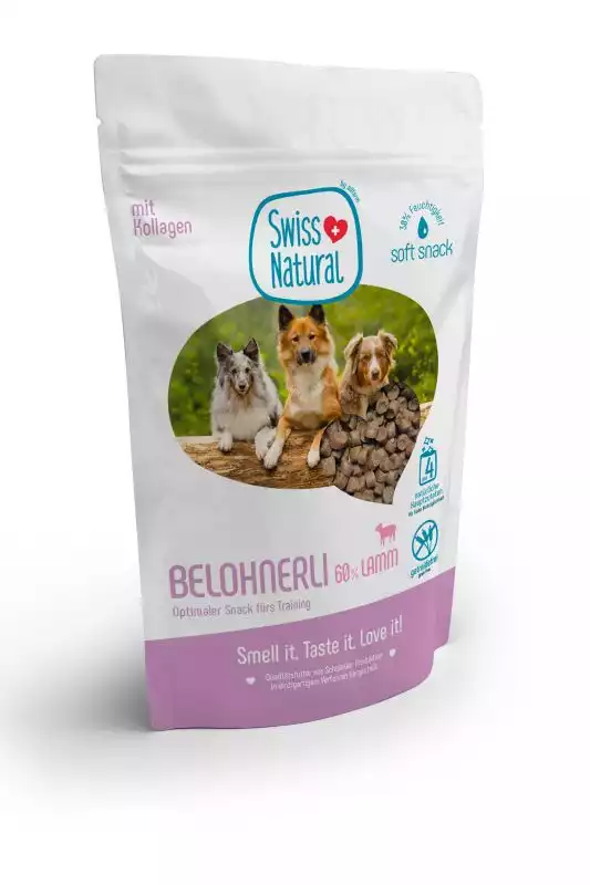Swiss Natural Belohnerli Lamm mit Kollagen 400g