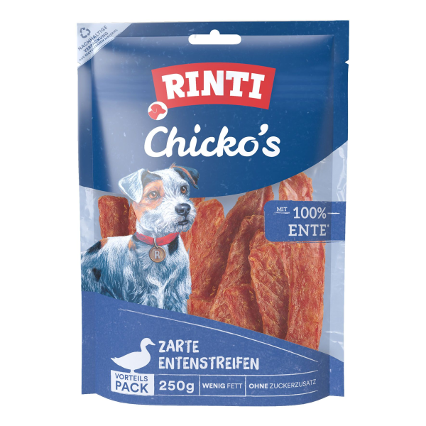 Finnern GmbH & Co. KG Rinti Chicko Ente 250g zarte Entenstreifen, 100% Ente