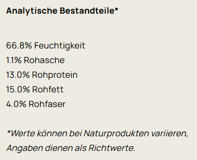 Big Pet BARF-Mischung Rind PUR lose gefroren 500g
