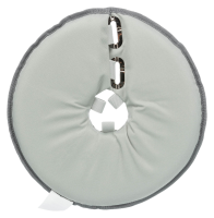 Trixie Schutzkragen grau S 30-34cm Innen Umfang, 19.5cm Kragenbreite