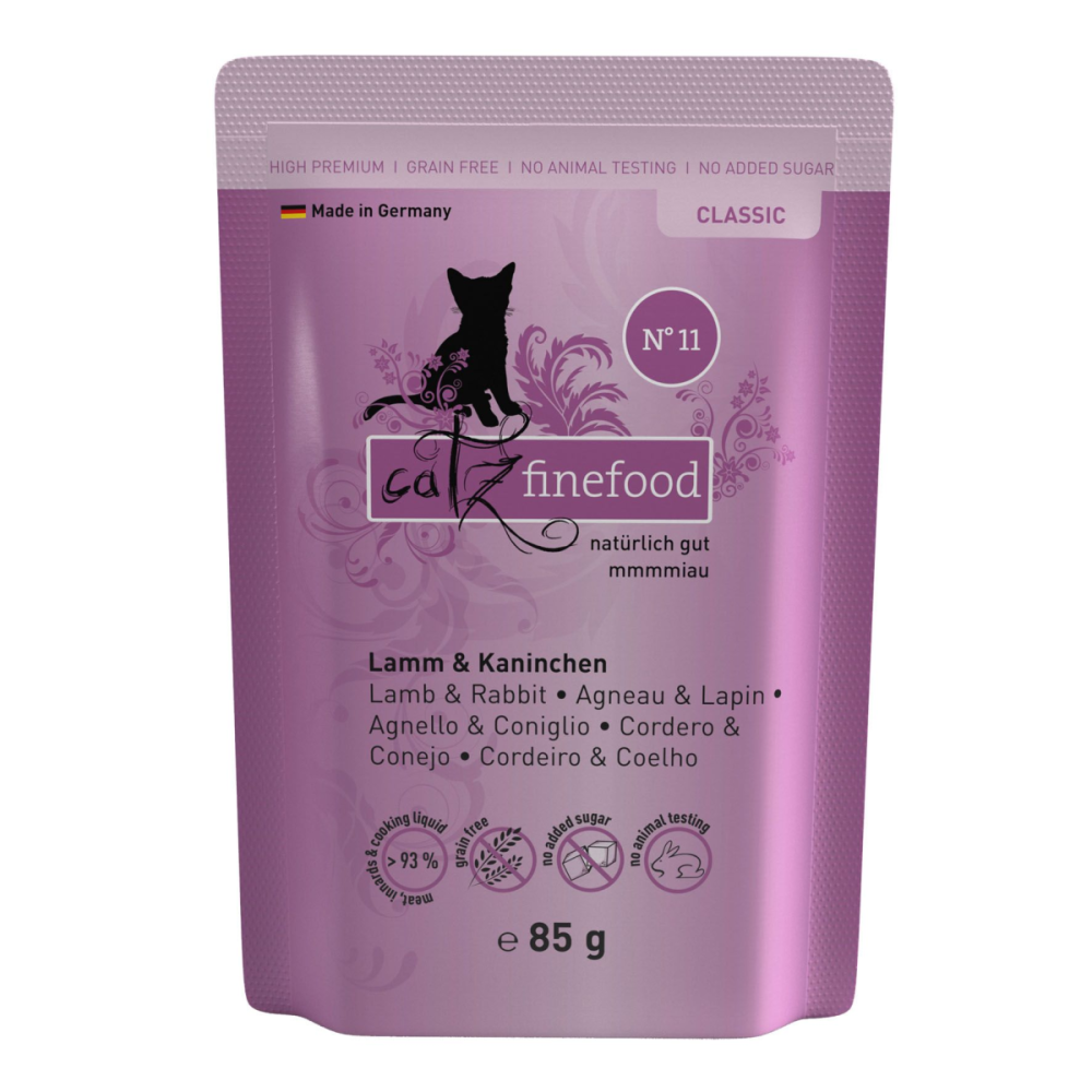 Finefood catz Finefood No. 11 Lamm & Kaninchen 85g