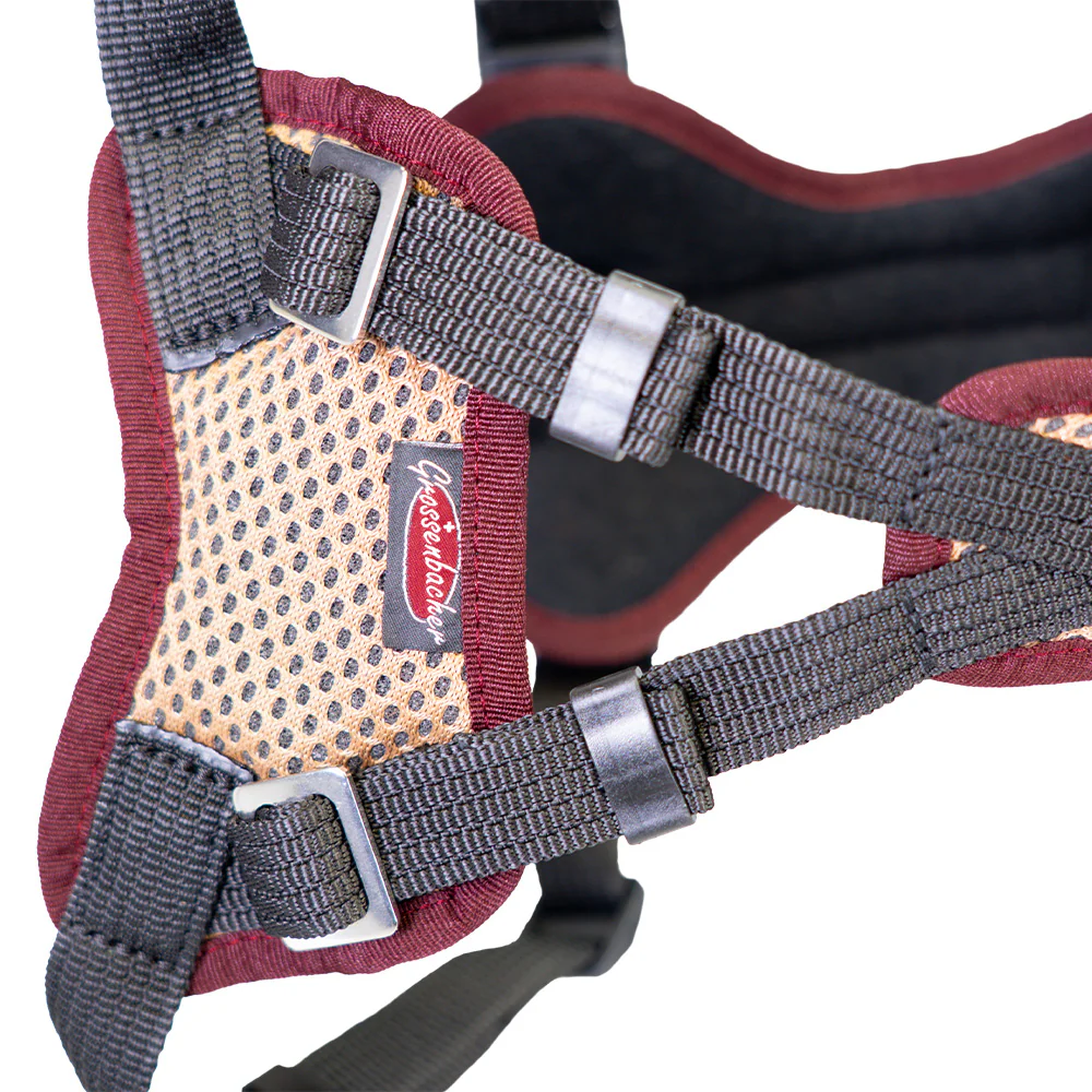 Grossenbacher Hundegeschirr Vary, grau/flieder,  3XS