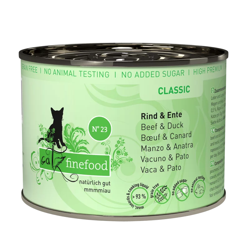 Pets Nature GmbH catz finefood No.23 Rind&Ente 200g