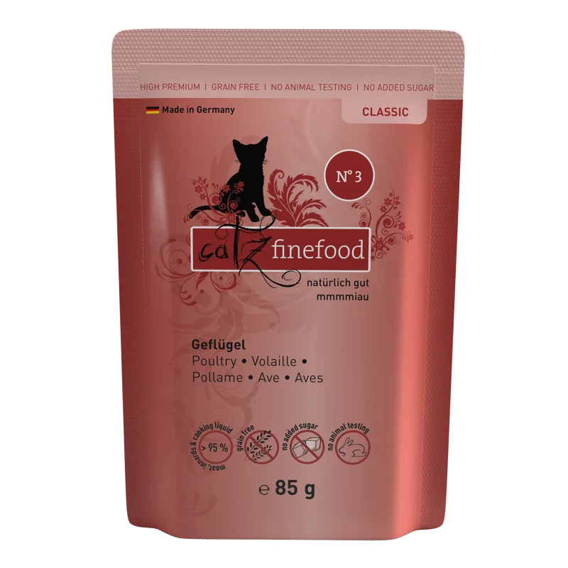 Finefood catz classic finefood No. 03 Geflügel 85g