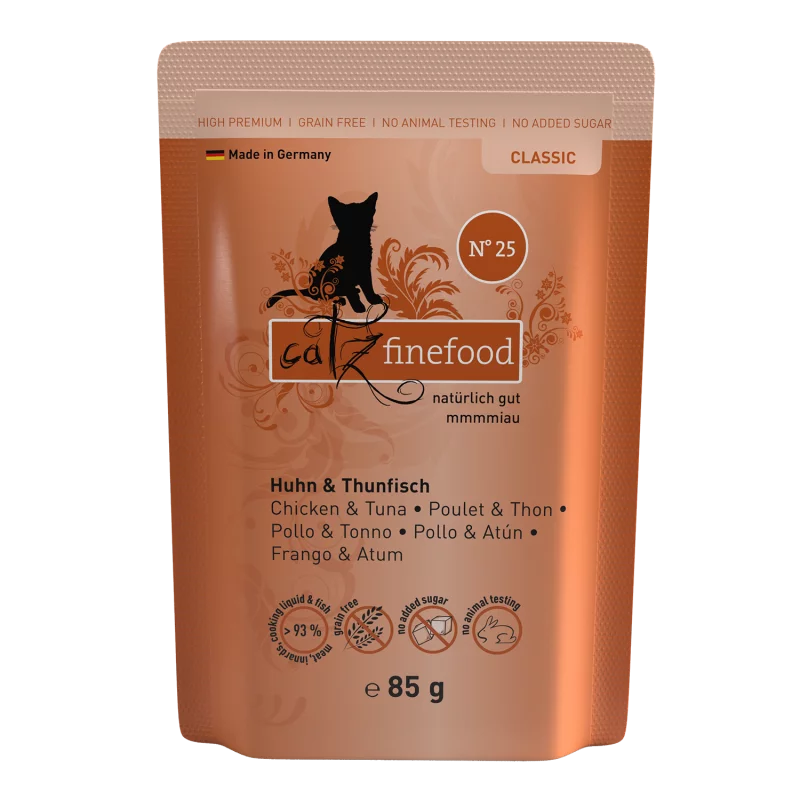 Finefood catz classic finefood No.25 Huhn&Thunfisch 85g