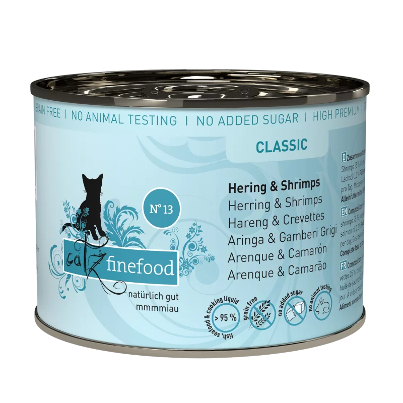 Pets Nature GmbH catz finefood No.13 Hering&Krabben 200g Alleinfuttermittel