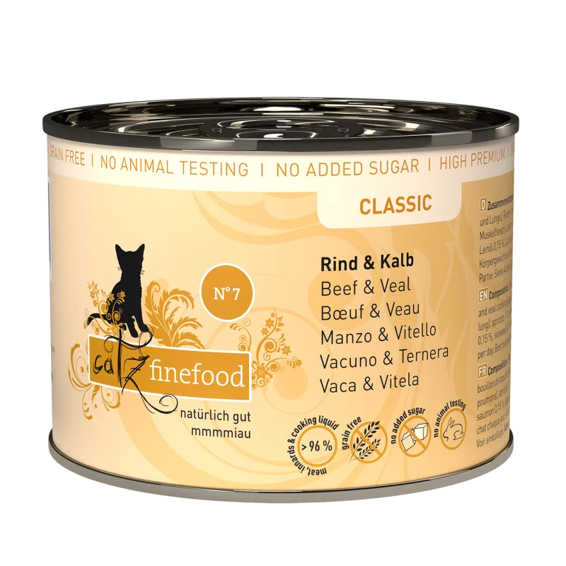 Pets Nature GmbH catz finefood No.07 Rind & Kalb 200g