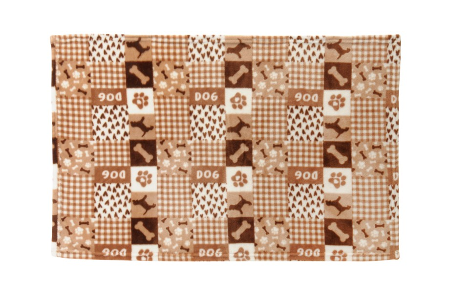 Camon Weiche Hundedecke Softly, beige, 75x100cm