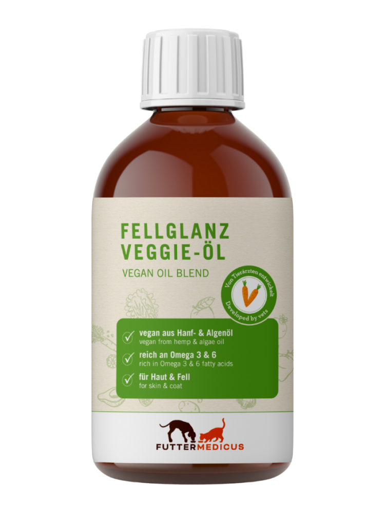 FutterMedicus Fellglanz Veggie Algen-Hanf Öl 250ml