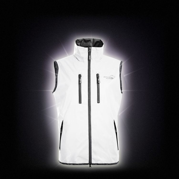 ARRAK High-Visibility Weste Silber Lady, Gr.XL