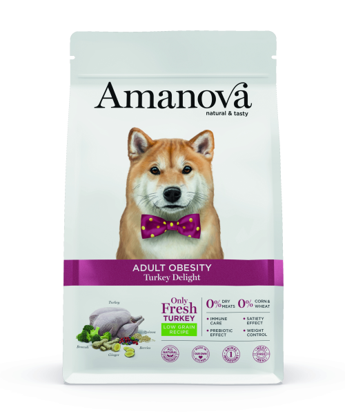 Amanova canine adult obesity - turkey delight low grain - truthahn