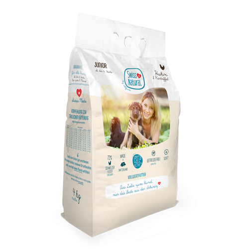Swiss Natural Huhn & Kartoffel Junior 4 kg