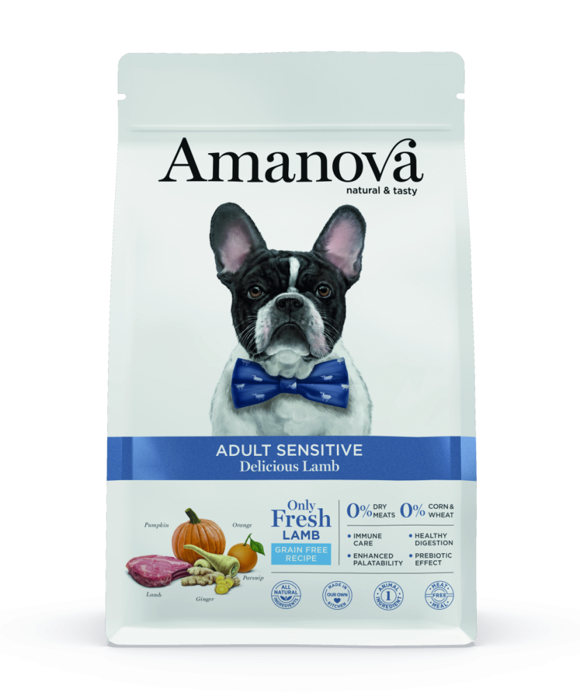 Amanova Canine Adult Sensitive - Delicious Lamb Grain Free - Lamm, 10kg