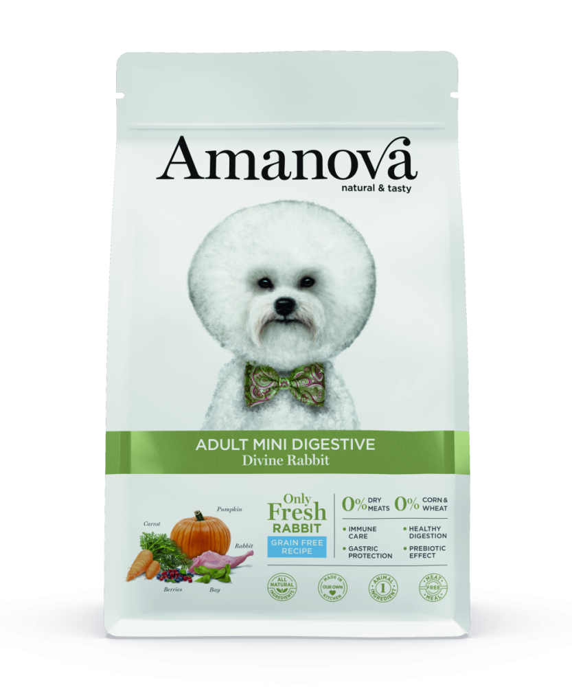 Amanova Canine Adult Mini Digestive - Divine Rabbit Grain Free - Kaninchen, 2kg