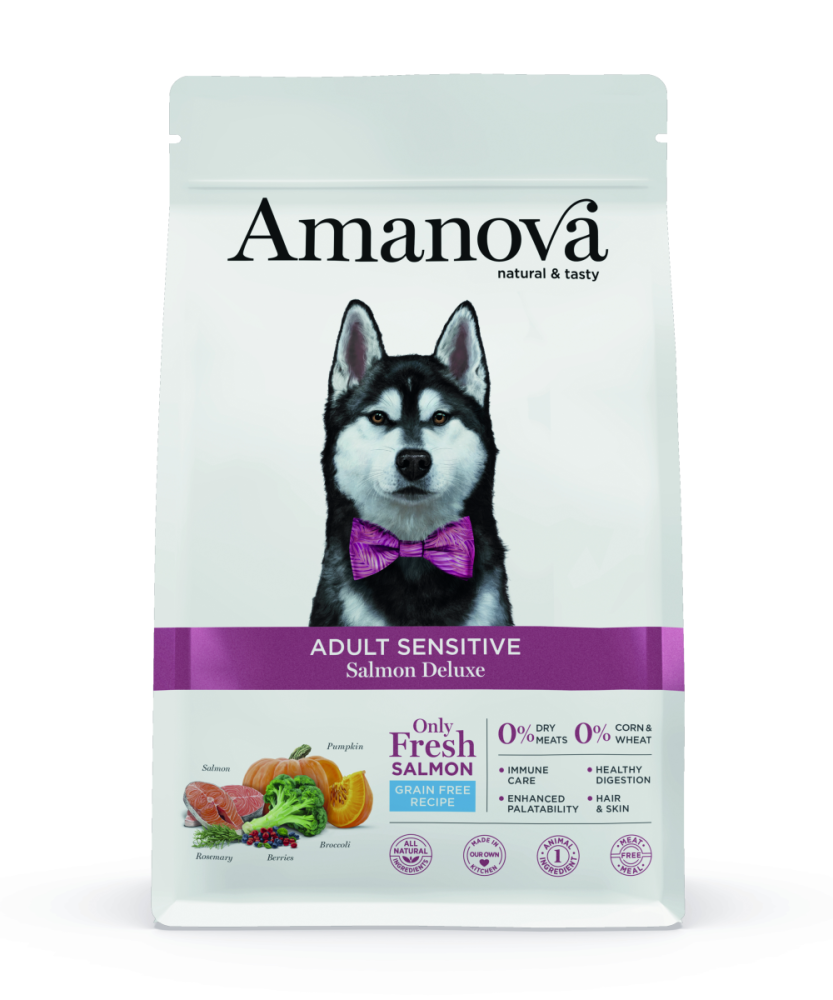 Amanova Canine Adult Sensitive - Salmon Deluxe Grain Free - Lachs, 10kg