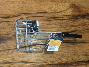 Chopo Maulkorb Foxterrier / Cocker Hündin verzinkt, L: 7.5 cm B: 8.5cm U: 28 cm