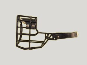 Chopo Maulkorb Mittelschnauzer Hündin schwarz, L: 7.8 cm B: 9.8 cm U: 31 cm