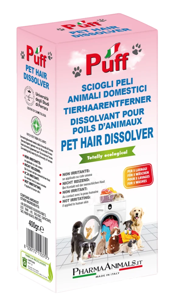 PharmaAnimals Puff Tierhaarentferner für in die Waschmaschine 400g