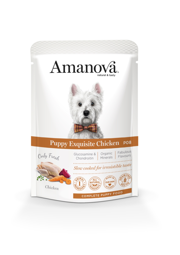 Amanova Puppy - Exquisite Chicken Grain Free P08 ,100g