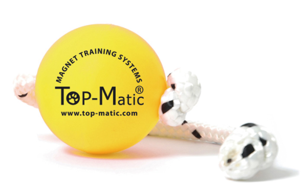 Top-Matic Top-Matic Fun-Ball Mini-GELB mit Seil, Soft